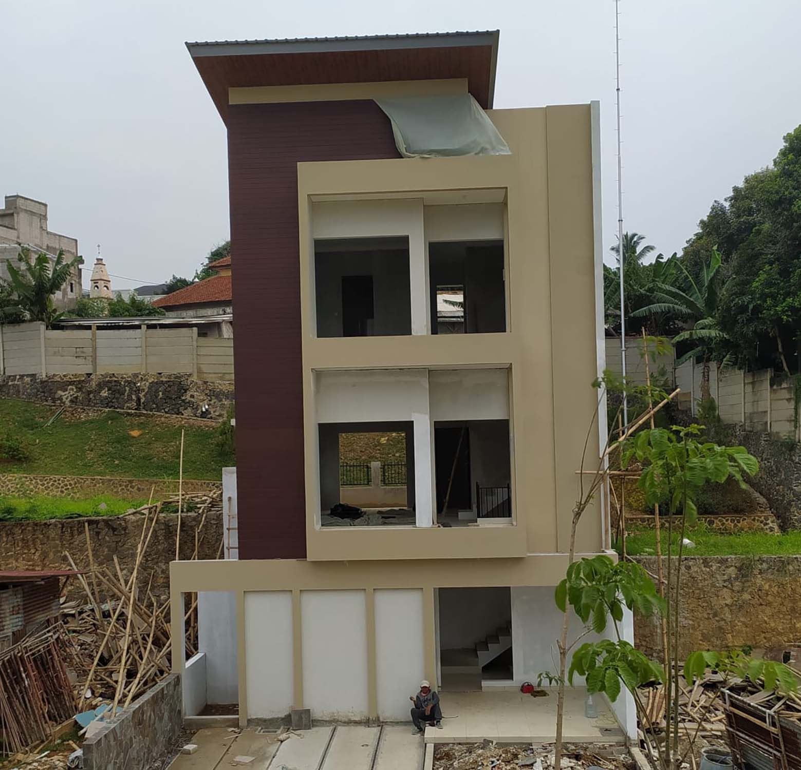 Rumah Minimalis Atap Flat - 3 Lt